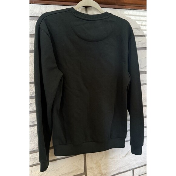 Christmas Crew Neck Sweatshirt DENIM & FLOWER HO HO HO SANTA Size Large Pullover - Picture 6 of 7